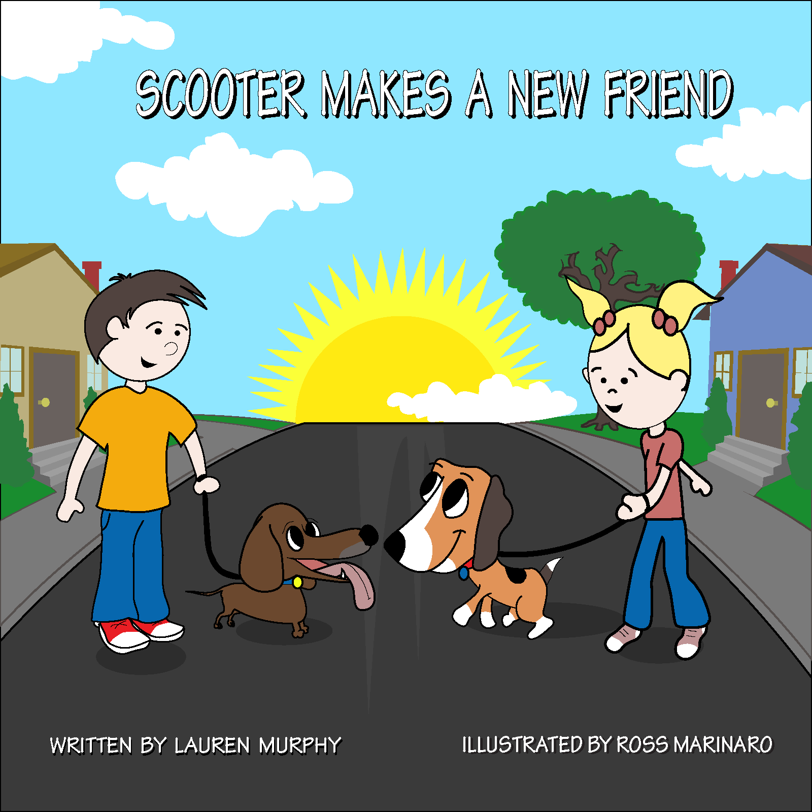 book cover-3 Scooter Makes a New Friend Cover